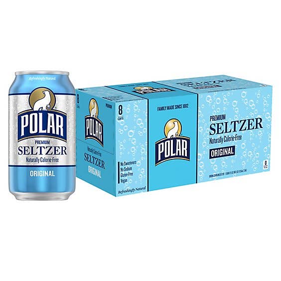 L&F Universal Goods - Wholesale Sparkling Water - Polar Seltzer Original 3/8pk/12oz
