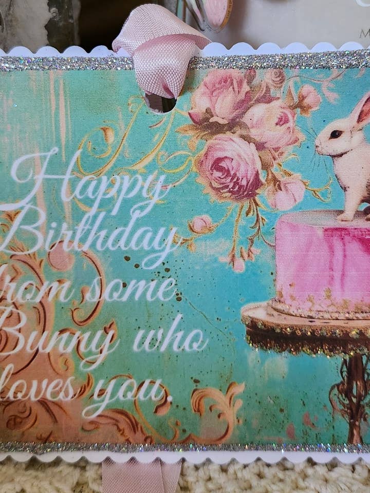 Gift Tag Happy Birthday From Some Bunny Who Loves You for wholesale by Little Heart Designs