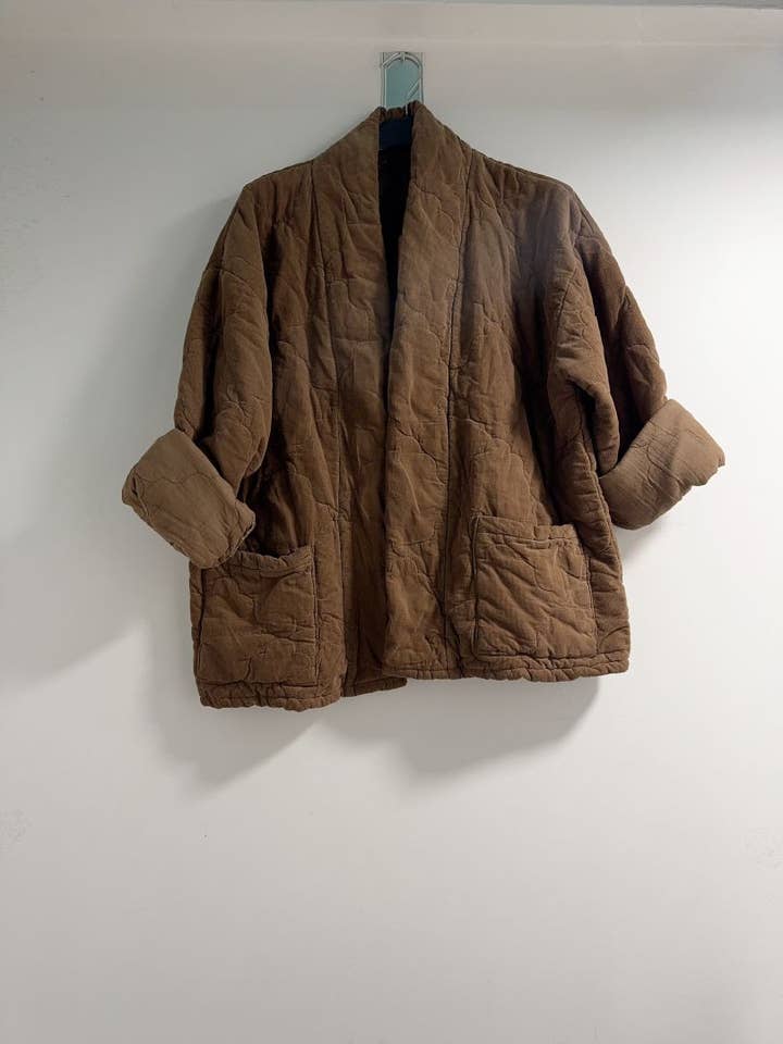 Happy look - Wholesale Jacket - Women's - Short quilted corduroy jacket 8