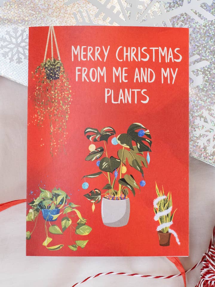 Bæredygtigt julekort, plastfrit, miljøvenligt, FSC for engroshandel hos The Yellow Windmill