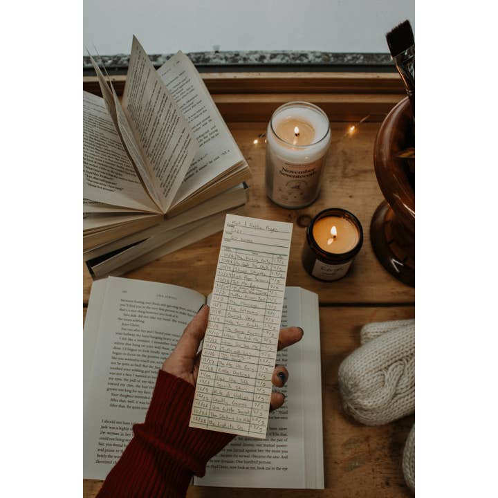 RusticPagesCo - Wholesale Bookmark - Library Card Reading Log Tracker Bookmark2