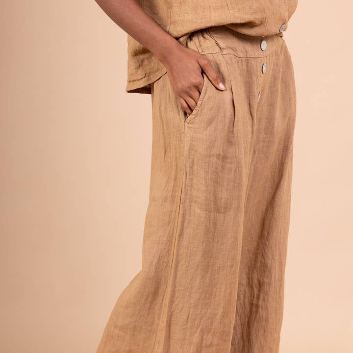 Linen Pants 20579 and other Purchase Wholesale baguette linen. Free Returns & Net 60 Terms on Faire trending on Faire.