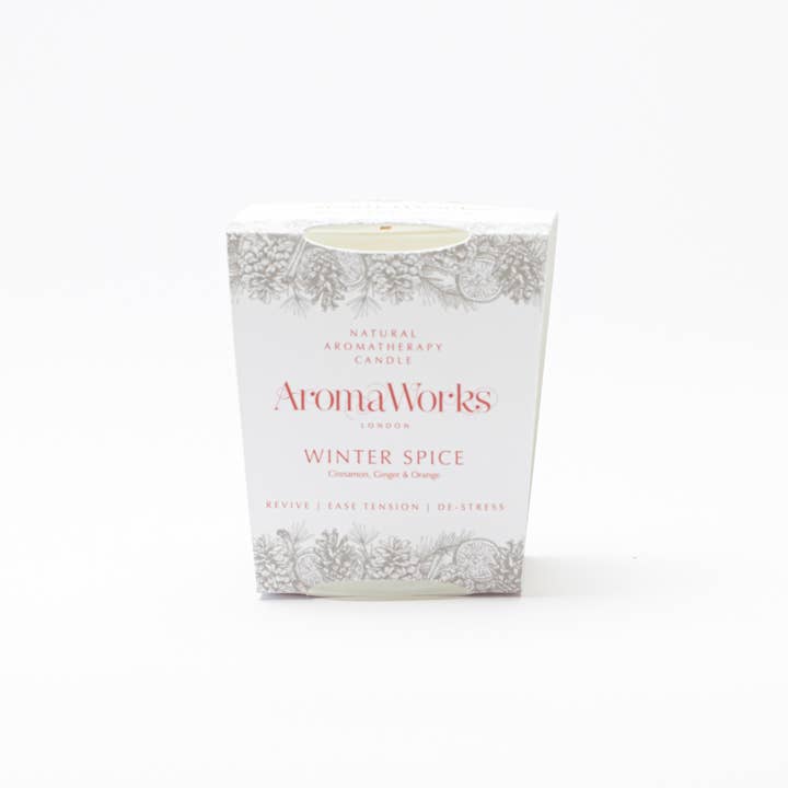 AromaWorks London - Wholesale Jar/Filled Candle - Winter Spice 10cl Small Candle with Orange Ginger Cinnamon1