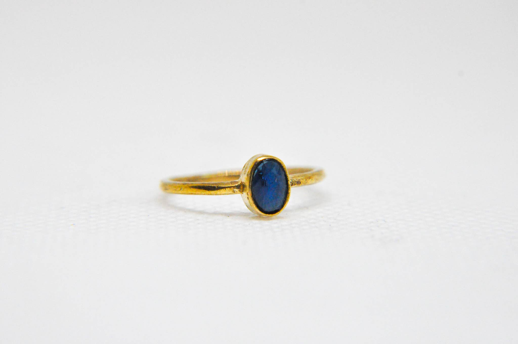 Zumki - Wholesale Single Stone/Solitaire Ring - Simple and Minimal Natural Gemstone Silver and Brass Ring16