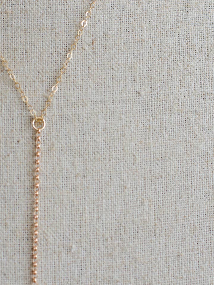 lariat oro rosa para venta al por mayor de Jovial Art