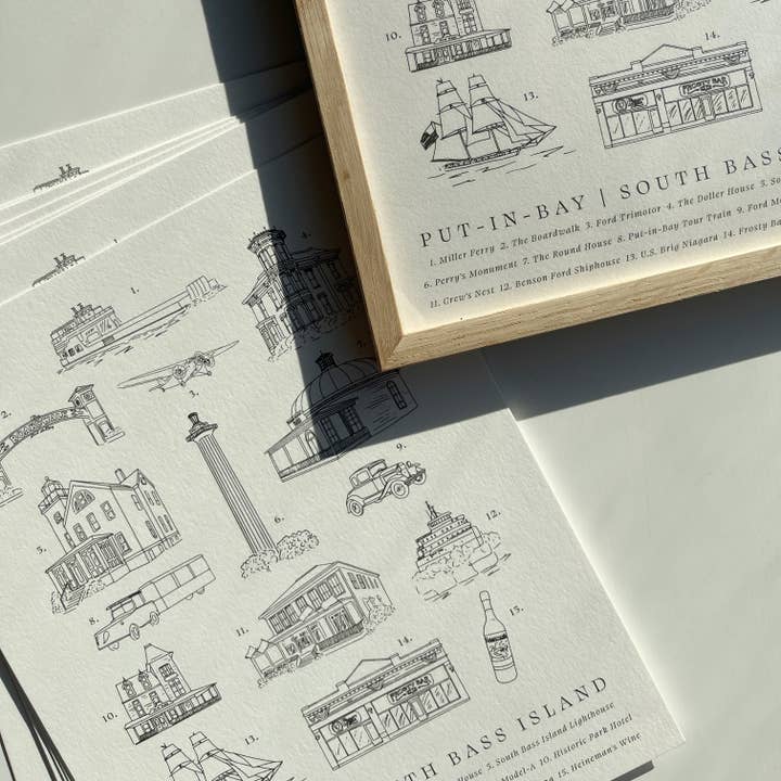 Made By Victoria Laine - Wholesale Art Print - Put-in-Bay Landmark Print3