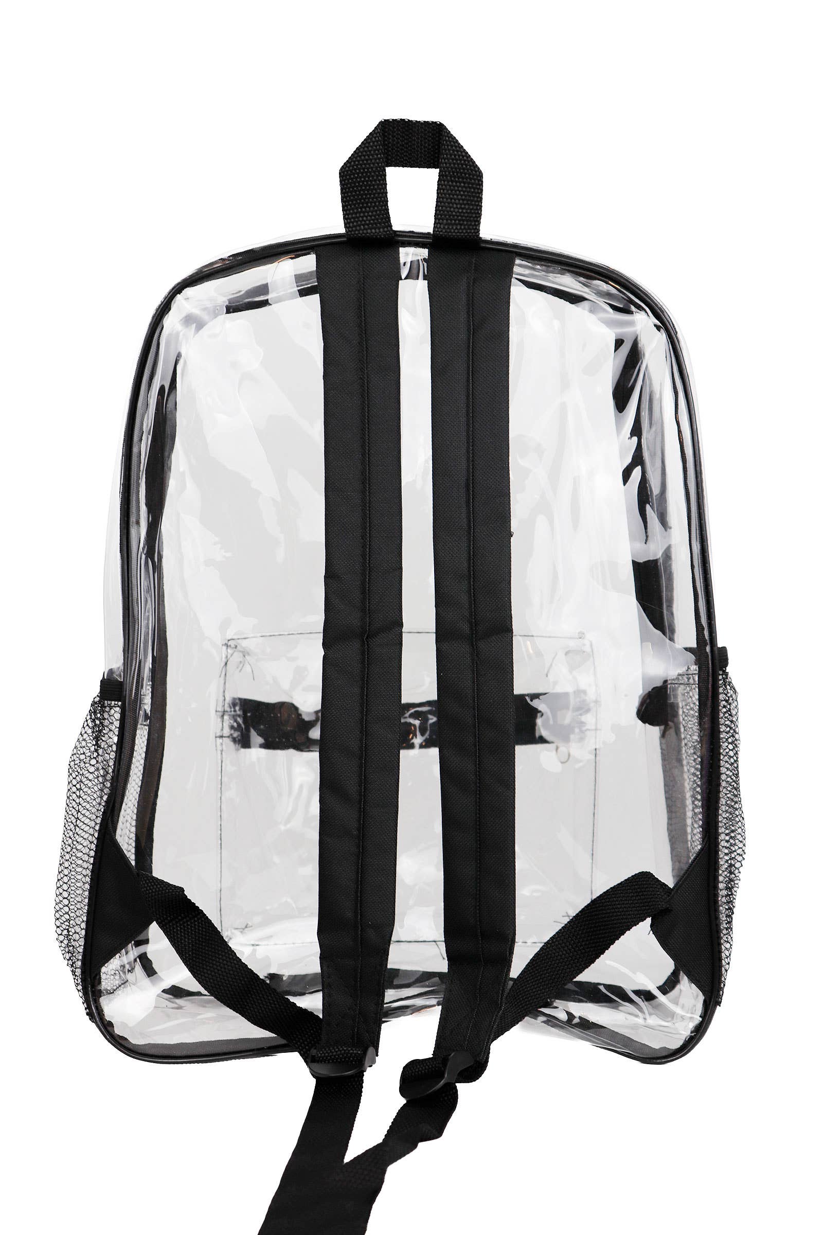 ASSORTI Sac à dos en PVC transparent avec contours colorés extra large en vente sur Faire7