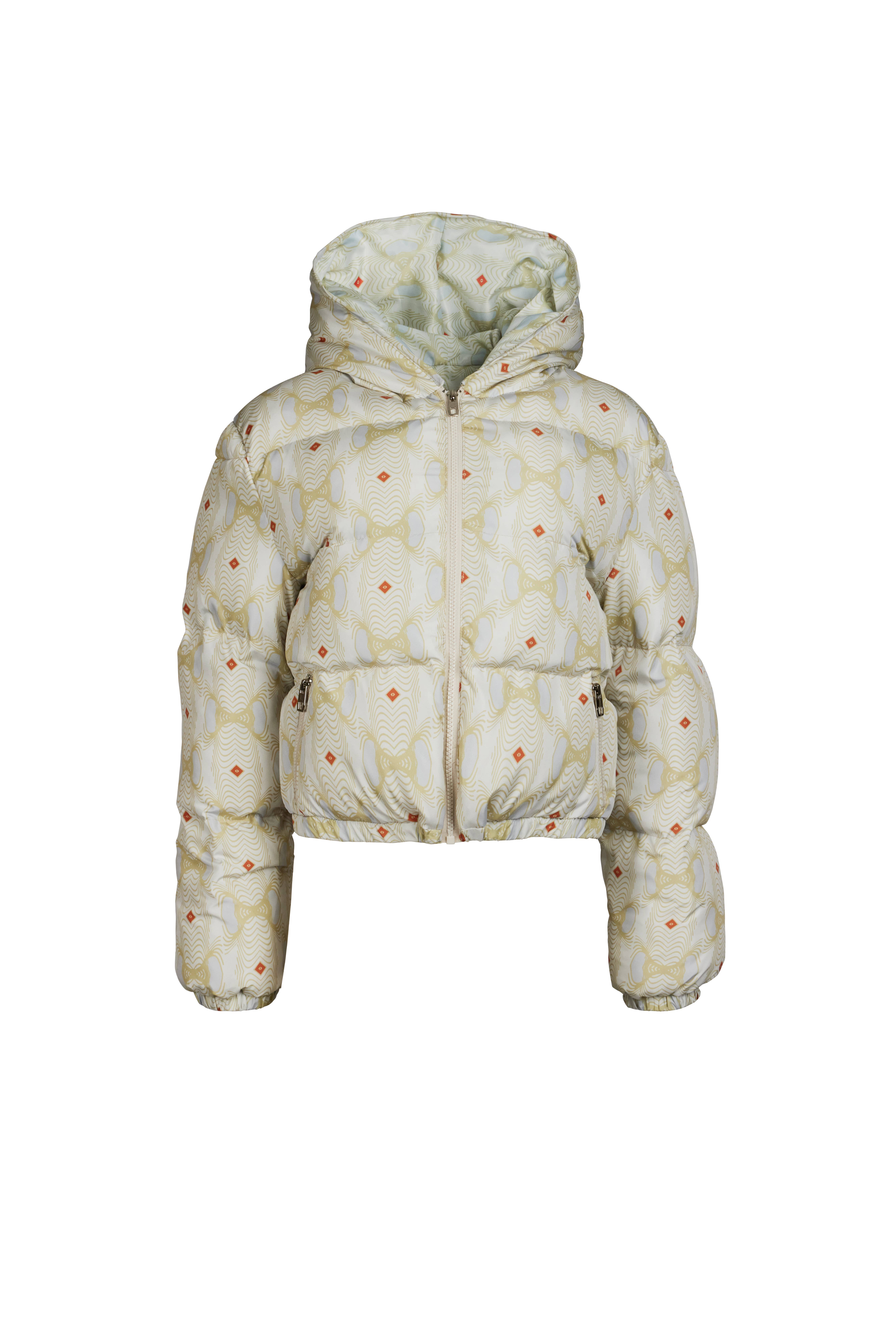 Hilary MacMillan - Wholesale Puffer Jacket - Women's - Cropped Printed Puffer0