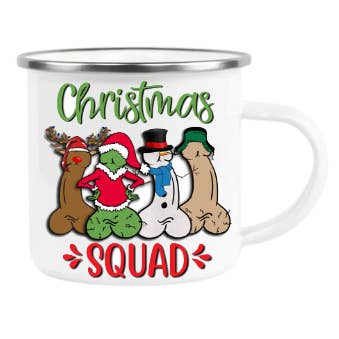 Christmas squad penis gift coffee mug cup funny for wholesale by The Candy Collections
