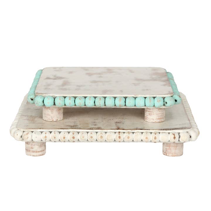 Juego de 2 bandejas con cuentas de 9" y 10,5" para venta al por mayor de Vatican Homes