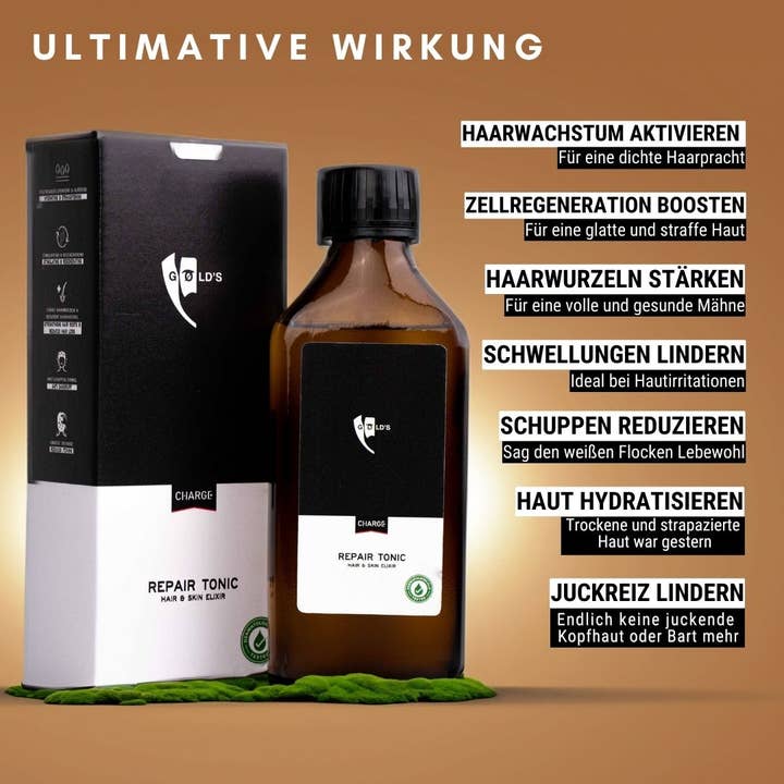 GØLD's - Wholesale Hair/Body Moisturizer - NEW: Repair Tonic | The elixir for skin & hair 200ml3