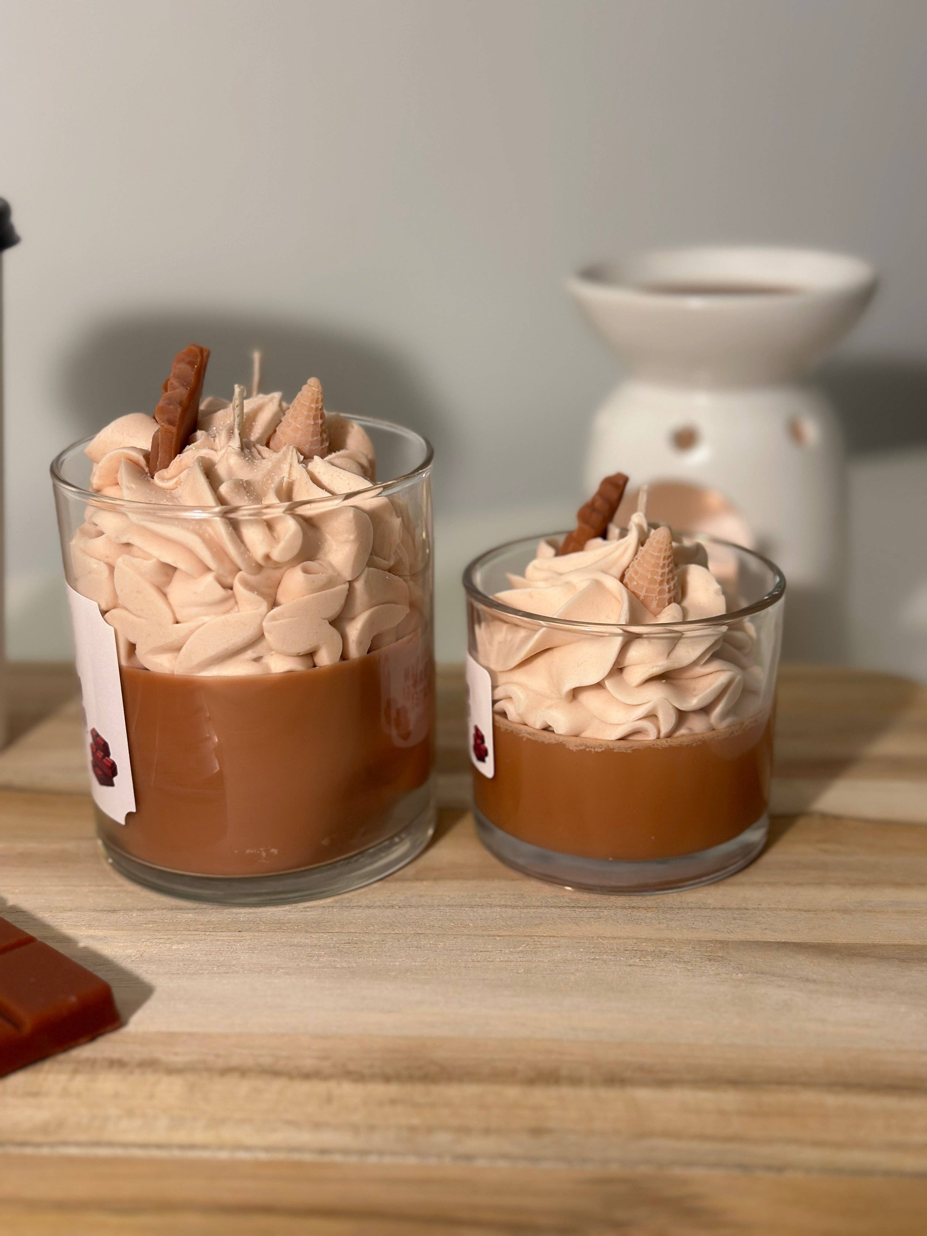 Sugar Candle - Wholesale Jar/Filled Candle - Whipped Cream Milk Chocolate Candle – Dessert Candle & Gift for Any Occasion6