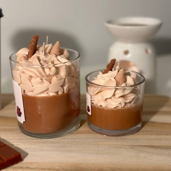 Sugar Candle - Wholesale Jar/Filled Candle - Whipped Cream Milk Chocolate Candle – Dessert Candle & Gift for Any Occasion6