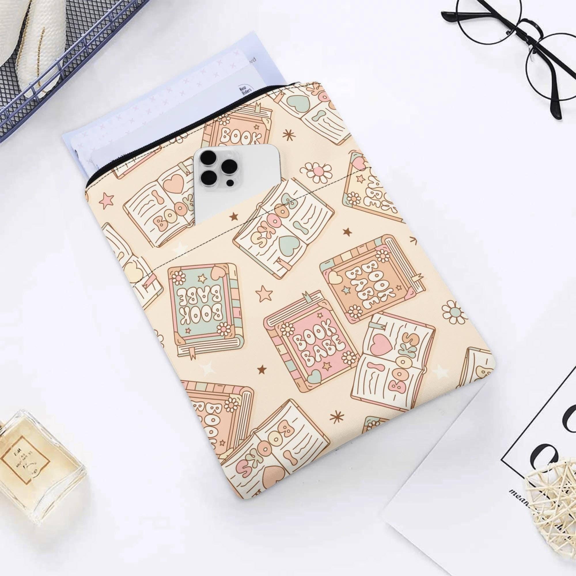 OhhhSoPeachy - Wholesale Book Cover - Personalized Custom Book Babe Book Sleeve Book Cover Protector with Zipper4