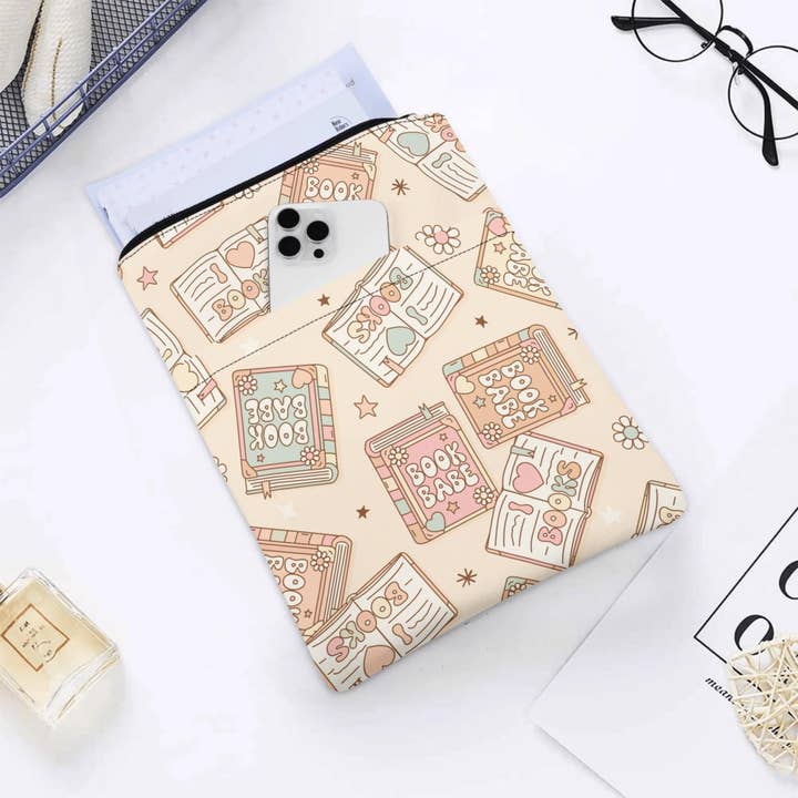 OhhhSoPeachy - Wholesale Book cover - Personalized Custom Book Babe Book Sleeve Book Cover Protector with Zipper4