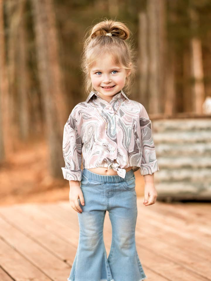 Børn Marmor Top med slips for engroshandel hos Cocoplum