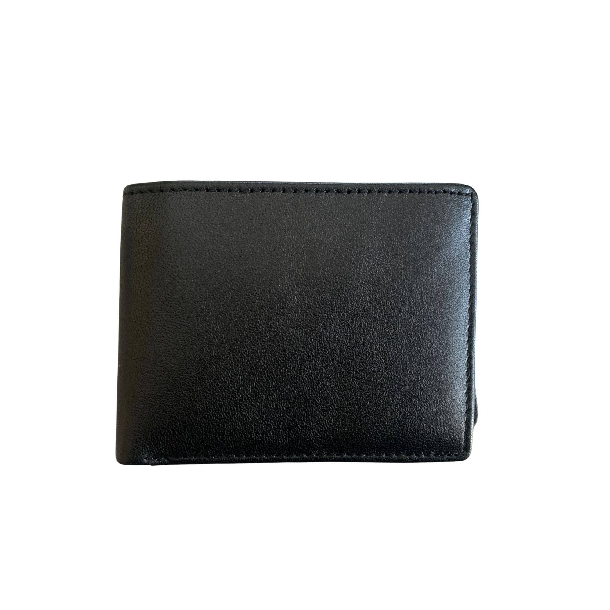 Black SMW06H ~ Sheepskin Men's Wallet for wholesale on Faire3