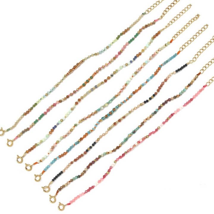 Delicate Mini Stone Single Bracelet - B4-040 for wholesale by LIZOU