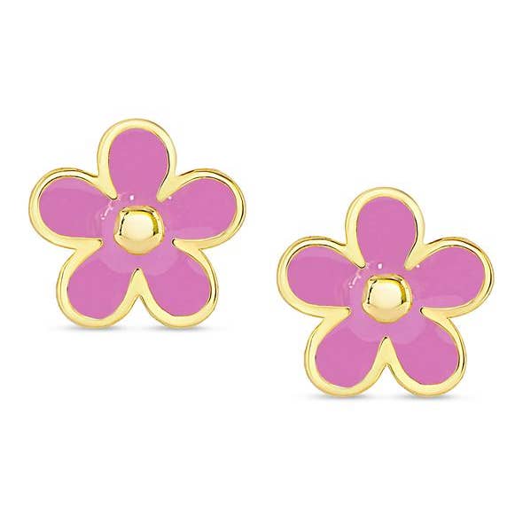 Flower Stud Earrings for wholesale by Lily Nily