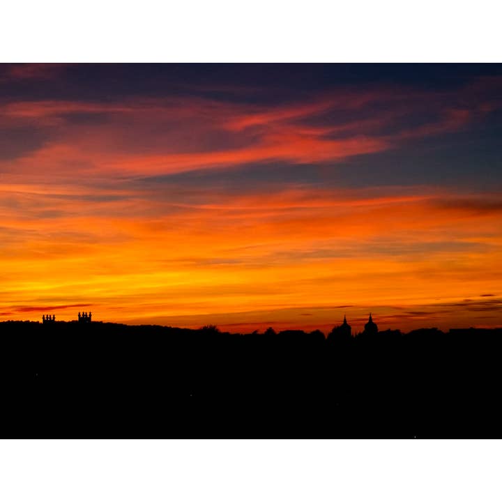 Sunset Over Edinburgh Fine Art Print for wholesale by Christi Kraft Photography