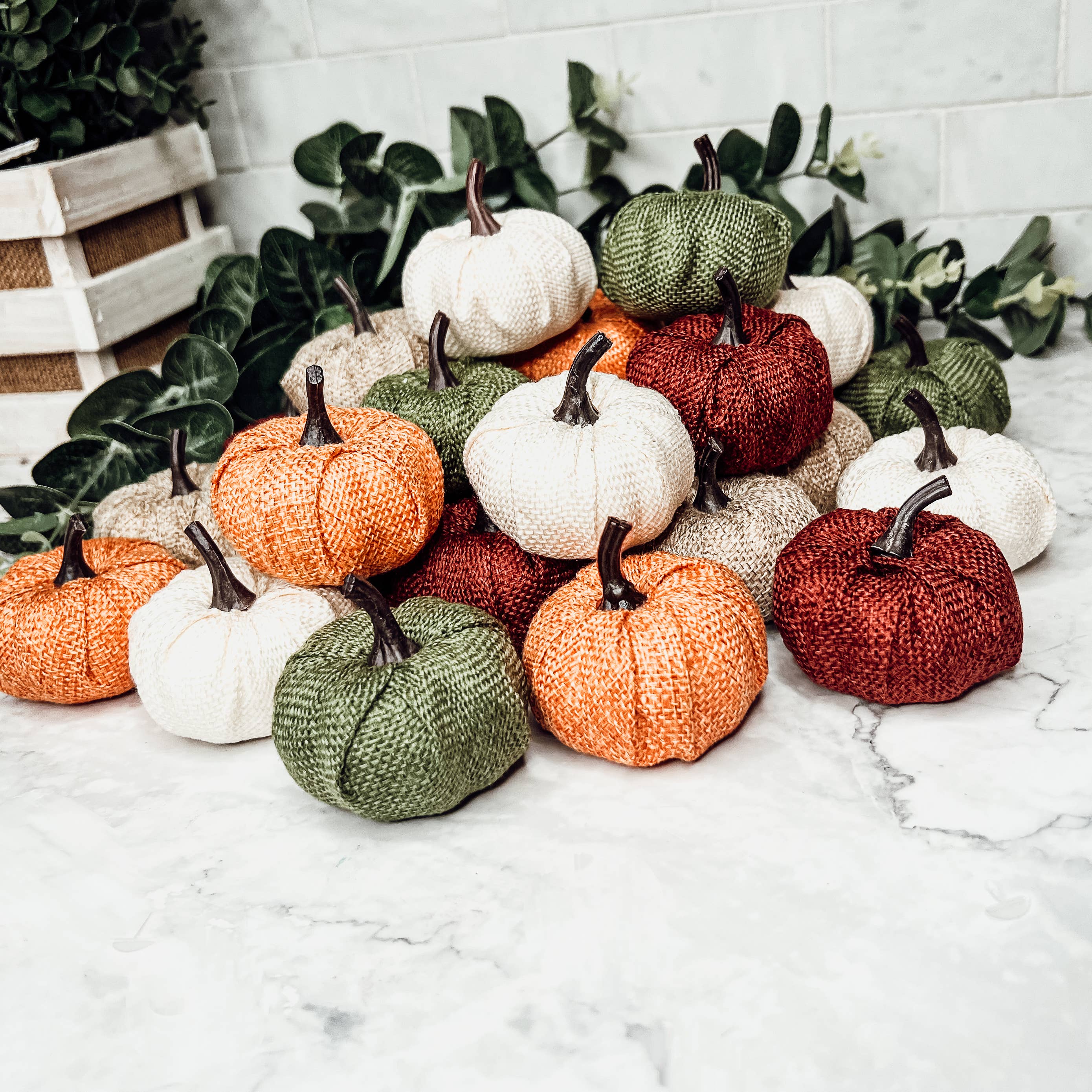 Gia Roma - Wholesale Decorative Tabletop Object - Mini Jute Pumpkins, Halloween & Fall Shelf Decorations3