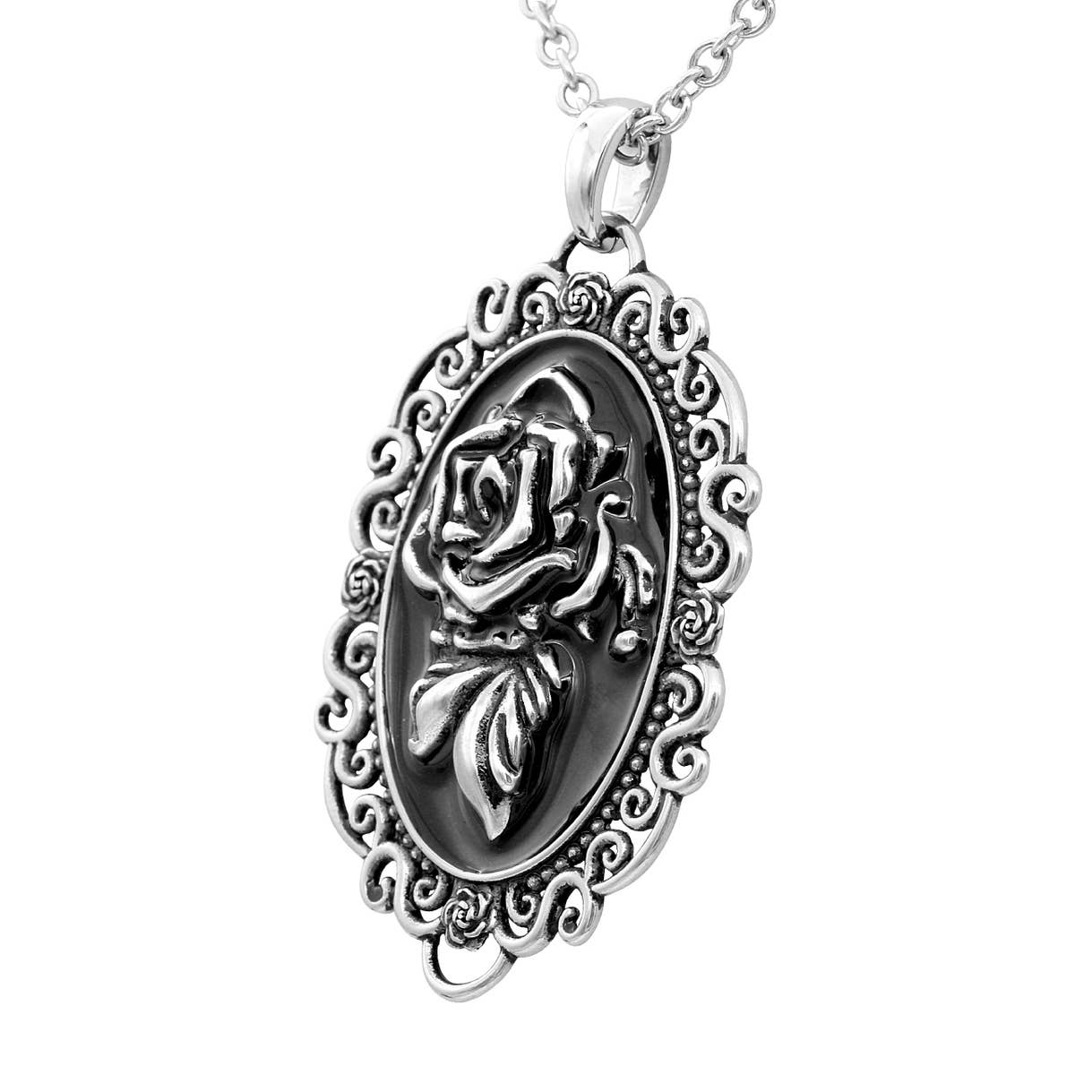 Controse - Wholesale Pendant/Charm Necklace - Controse Rose Portrait Cameo Necklace3