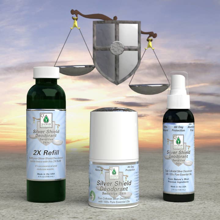 Silver Botanicals - Wholesale Deodorant - Unisex - Silver Shield Deodorant - Spray, 2 oz.10