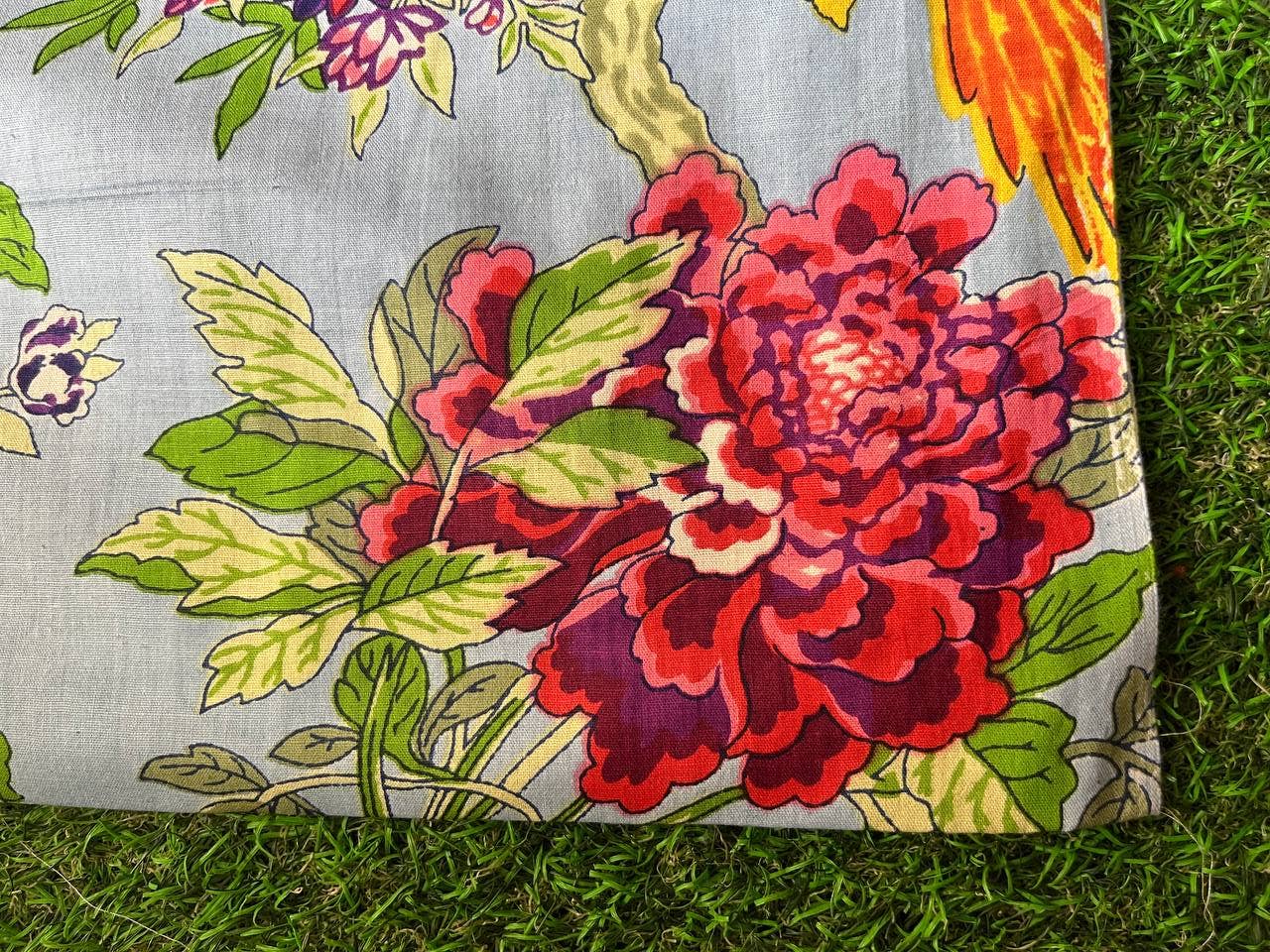 GYPSY STUDIO - Wholesale Fabric paint - Bird Printed Cotton Fabric Dress Bags Curtains Pillow Fabric0