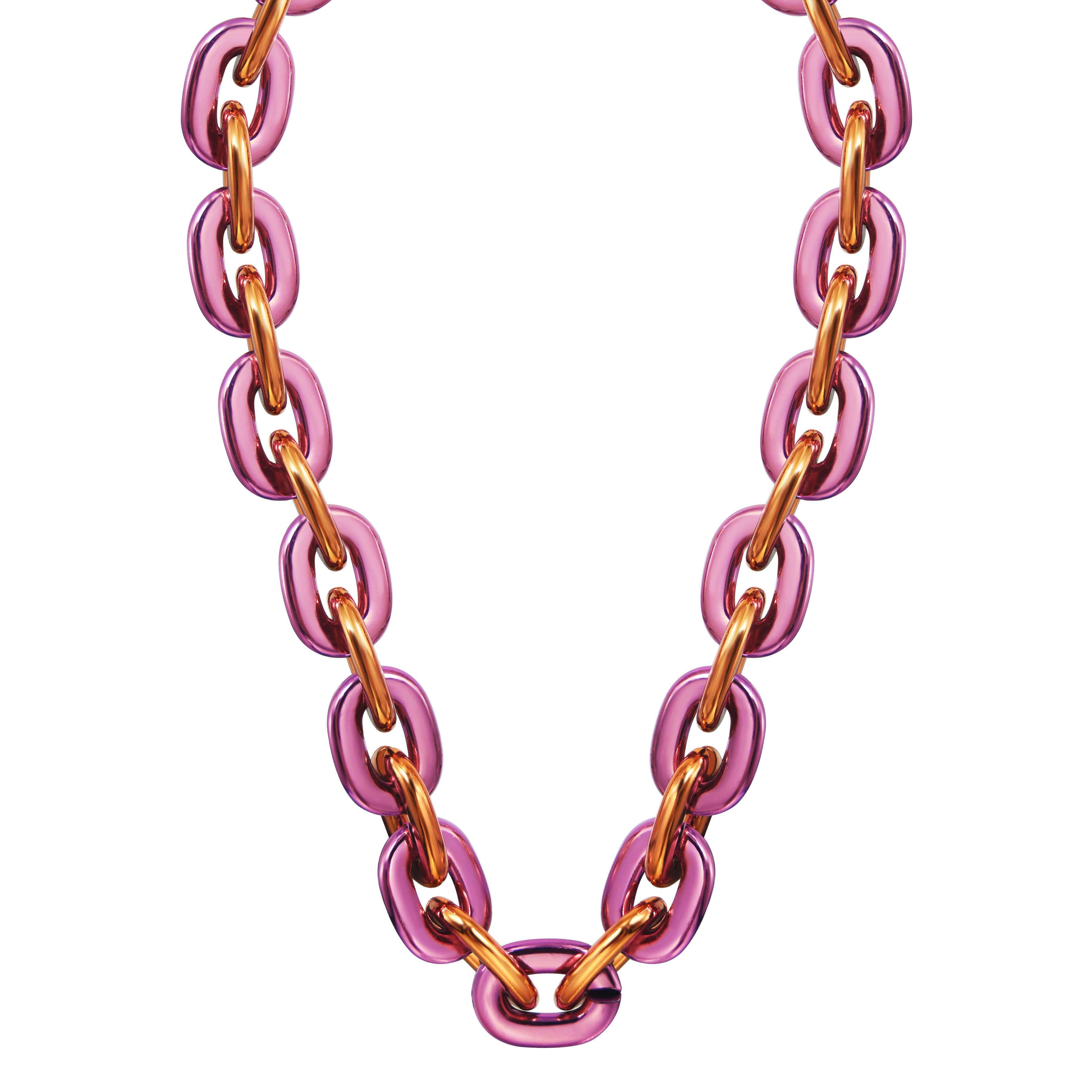 Simran International - Wholesale Link & Chain Necklace - Jumbo Fan Chain Necklace26