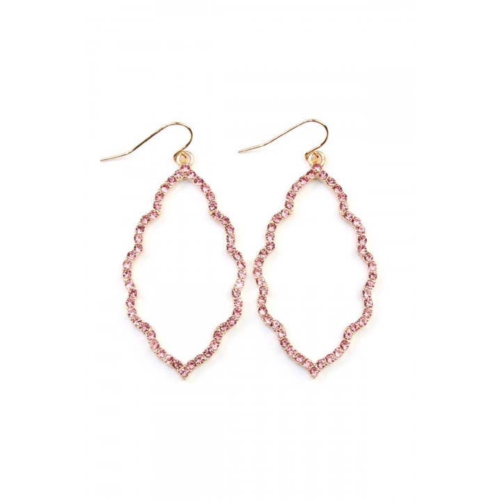 MYS Wholesale Inc - Wholesale Dangle Earrings - Rhinestones Cast Cloud Shape Drop Earrings