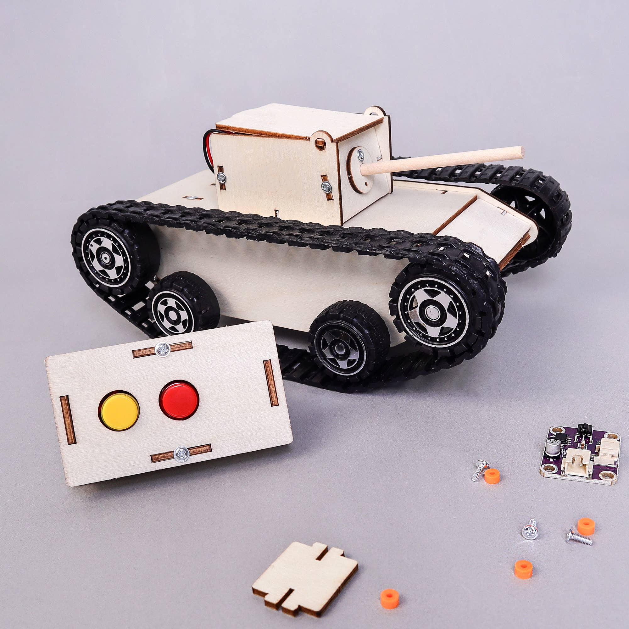 Kitsville - Wholesale DIY Craft Kit - Kids - Remote Controlled Tank DIY Kit, STEM Toy, Craft Kit for Kids4