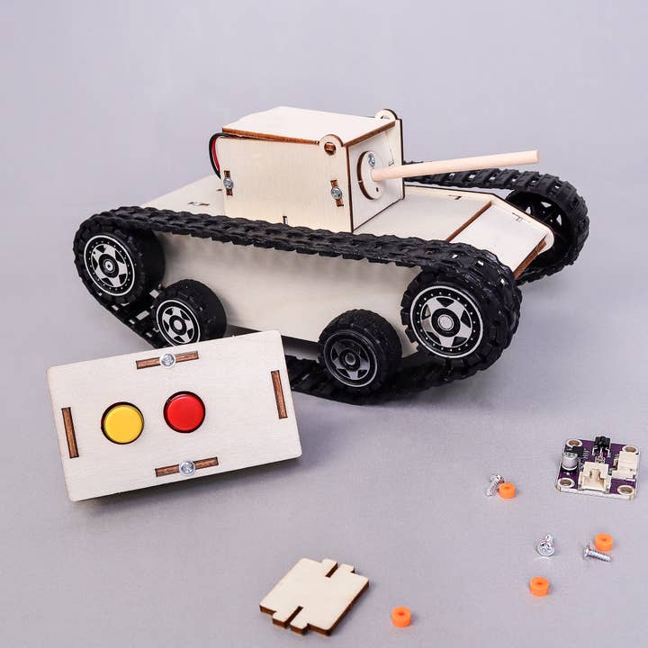 Kitsville - Wholesale DIY Craft Kit - Kids - Remote Controlled Tank DIY Kit, STEM Toy, Craft Kit for Kids4