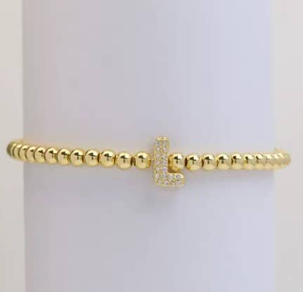 Malibu Sugar – Conjunto de joias por atacado – Pulseiras com Contas Douradas com Iniciais Perfeitas para o Natal!!9