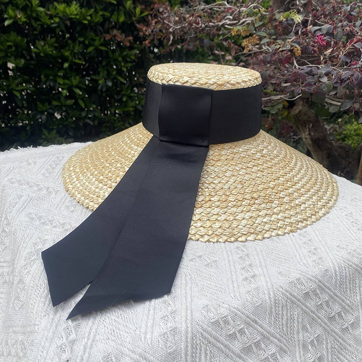 ACCITY - Wholesale Straw Hat - Women's - LARGE BRIM STRAW HATS FOR WOMENS BEACHWEAR_CWAH115710