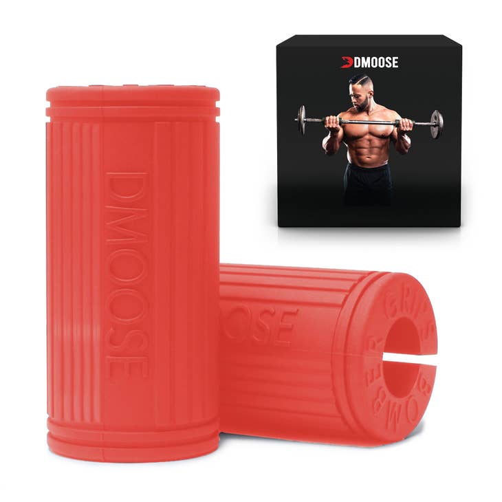 Wholesale DMoose Thick Bar Grips, Dumbbell Grips, for Bigger Biceps for  your store - Faire