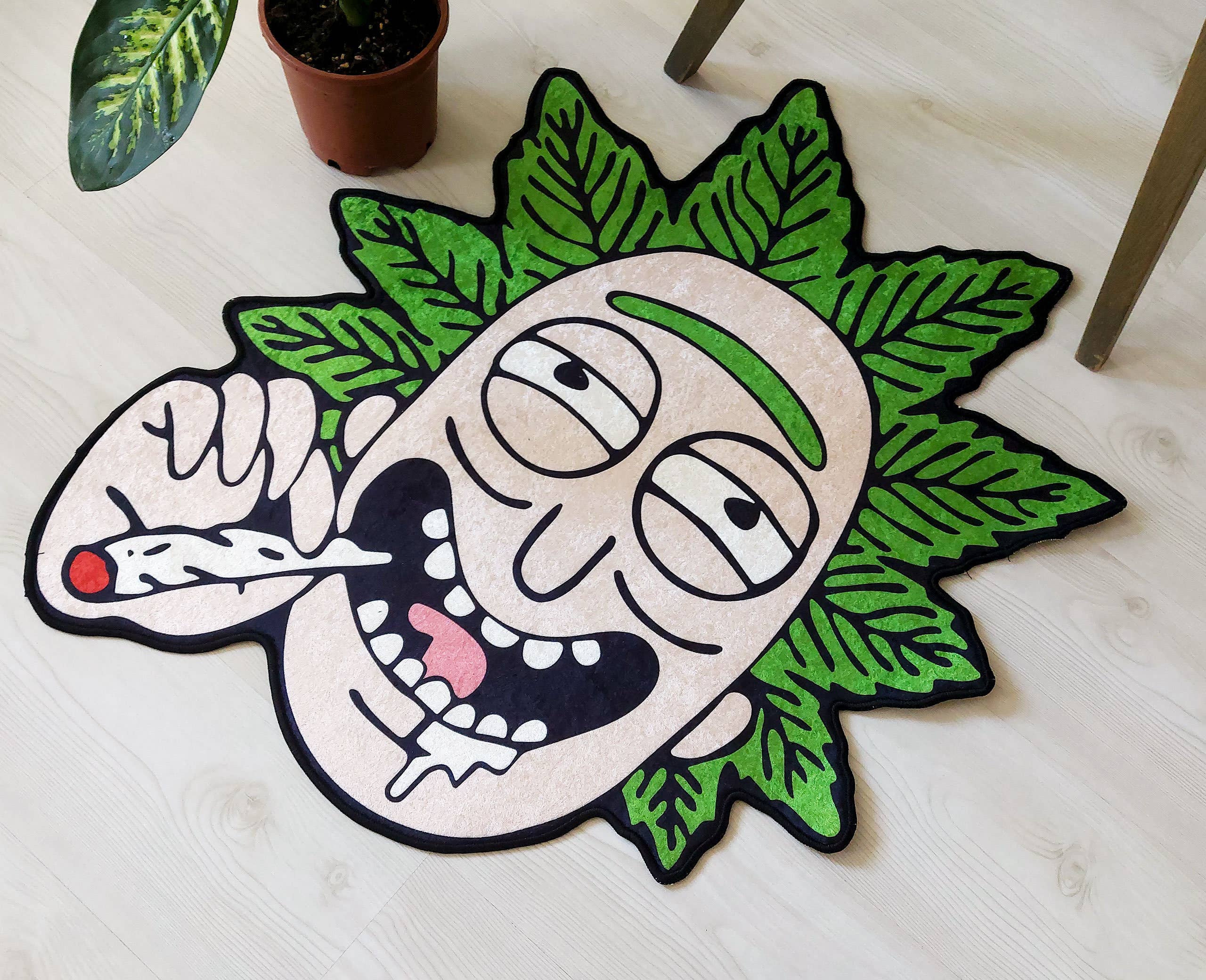 Enico Rugs - Wholesale Area Rug - Popular TV Show Character Themed Area Rug, Marijuana Rug0