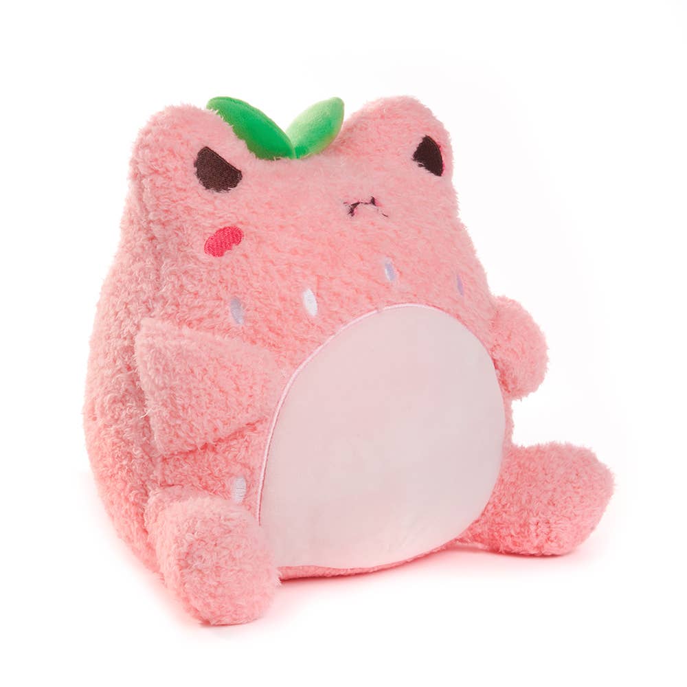 Cuddle Barn, Inc. - Vente Peluche – enfant et bébé - Wawa aux fraises (peluche douce et mignonne grenouille rose kawaii)5