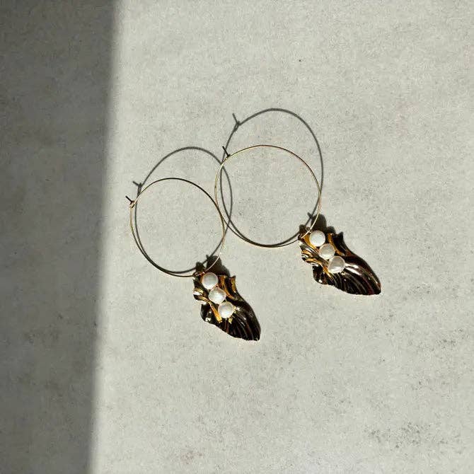 OE! - Wholesale Hoop Earrings - MIMOSA - cerchi oro e perle2