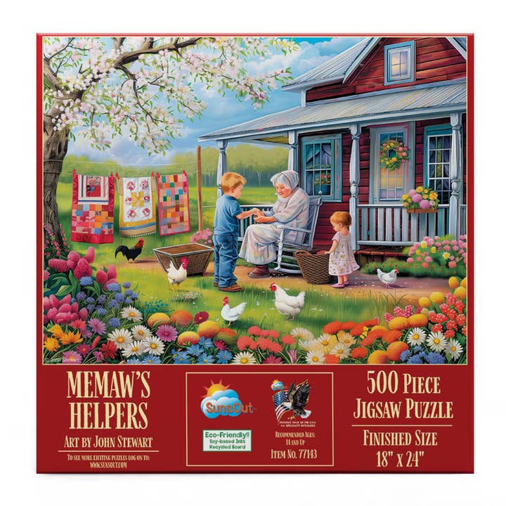 SunsOut - Vente Puzzle – adulte - 1289 Puzzle 500 pièces Les Aides de Mamie1
