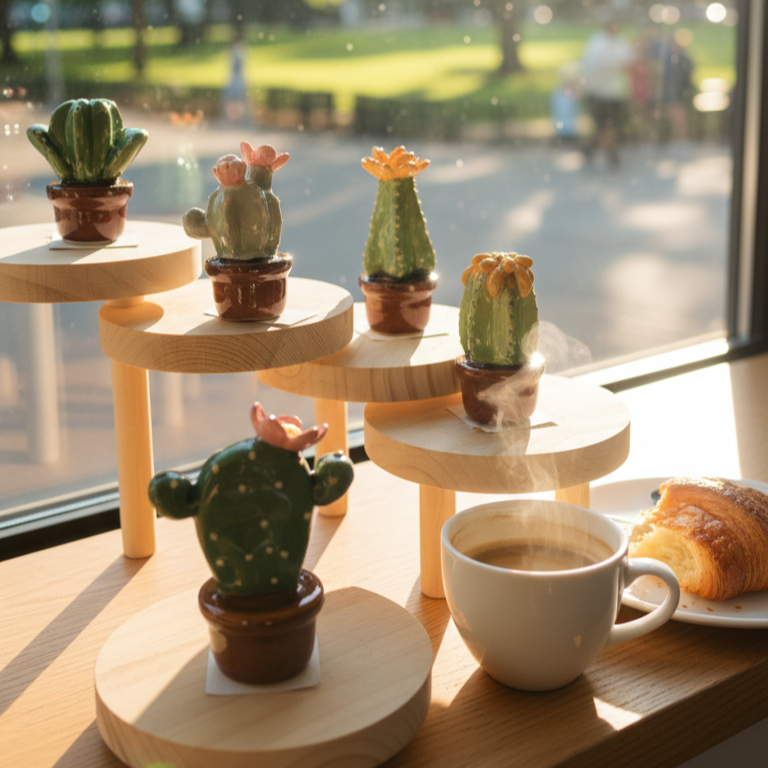 Otterware – wholesale Decorative figurine – Handmade Miniature Ceramic Cactus & Succulent Figurines13