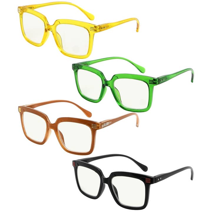 4-pakke progressive multifokus-læsere for engroshandel hos SPARE-SPECS, LLC