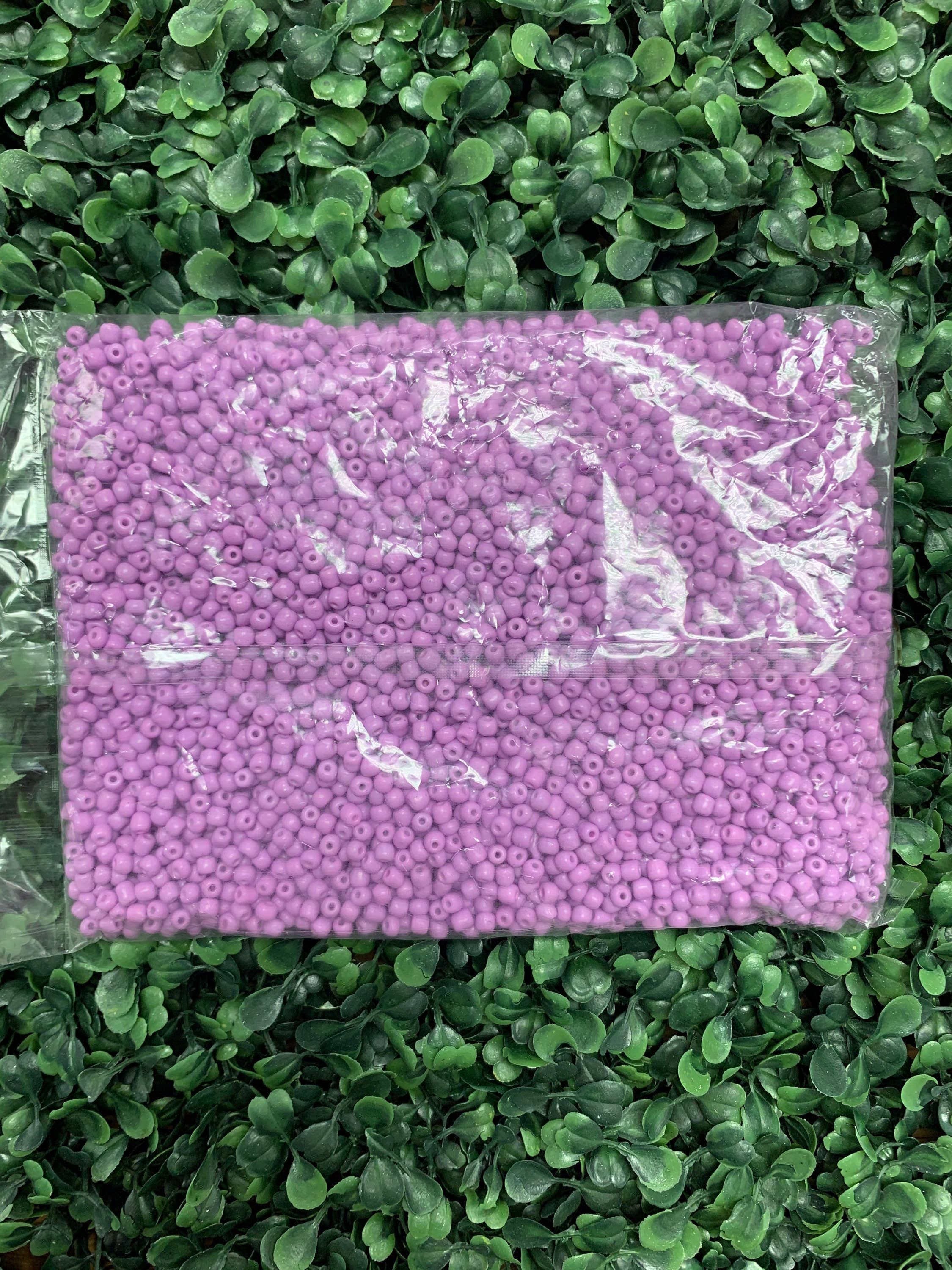 The Bead Bazaar - Wholesale Beads - 5000 4mm Pink Waist Beads Seed Beads, Round Lilac Seed Beads6