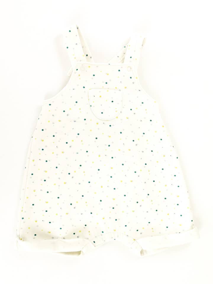 Salopette courte Petit Bateau - occasion - 3 mois pour la vente par Mademoiselle Bébé