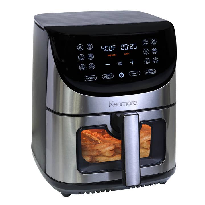 Koolatron Corporation - Wholesale Kitchen Appliance - Kenmore 8 Qt 1700W Air Fryer with 12 Cooking Presets