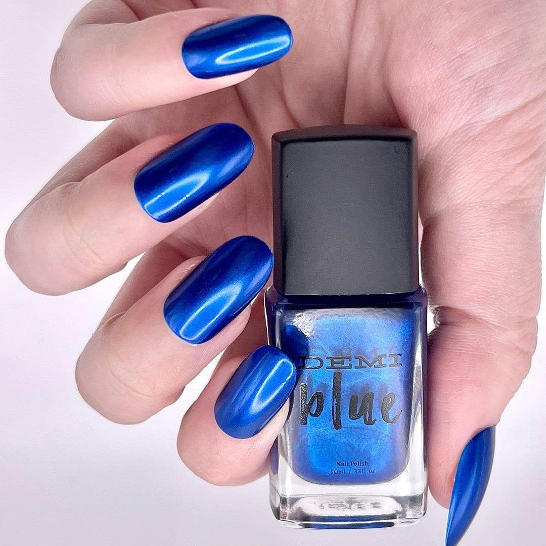 DEMIblue Clean and Vegan Nail Polish - Wholesale Nail Polish - The Signature DEMIblue – Royal Blue Vegan Nail Polish | DEMI3