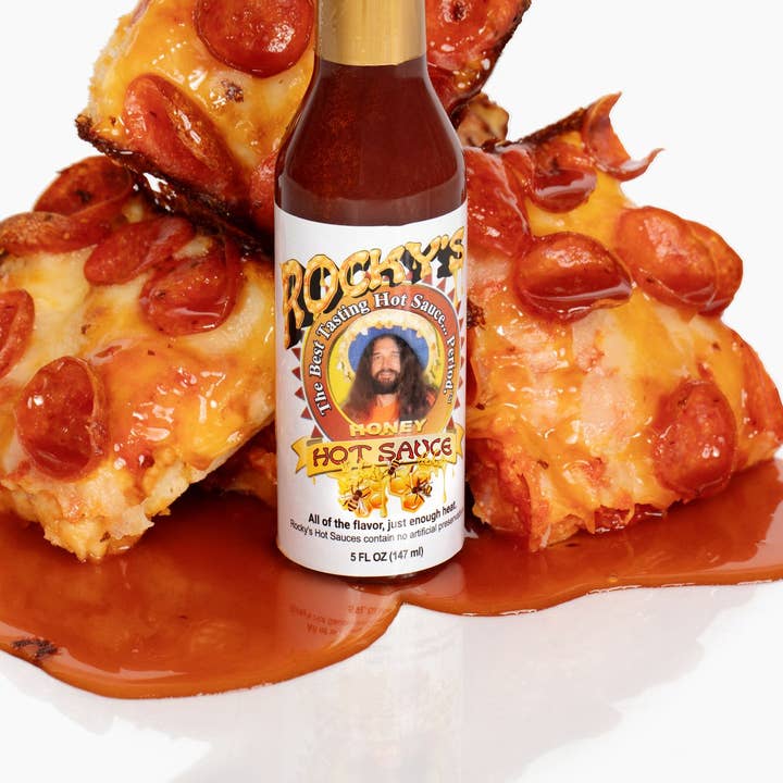 Rocky's Hot Sauce - Wholesale Hot Sauce - Rocky's Honey Hot Sauce 5oz3