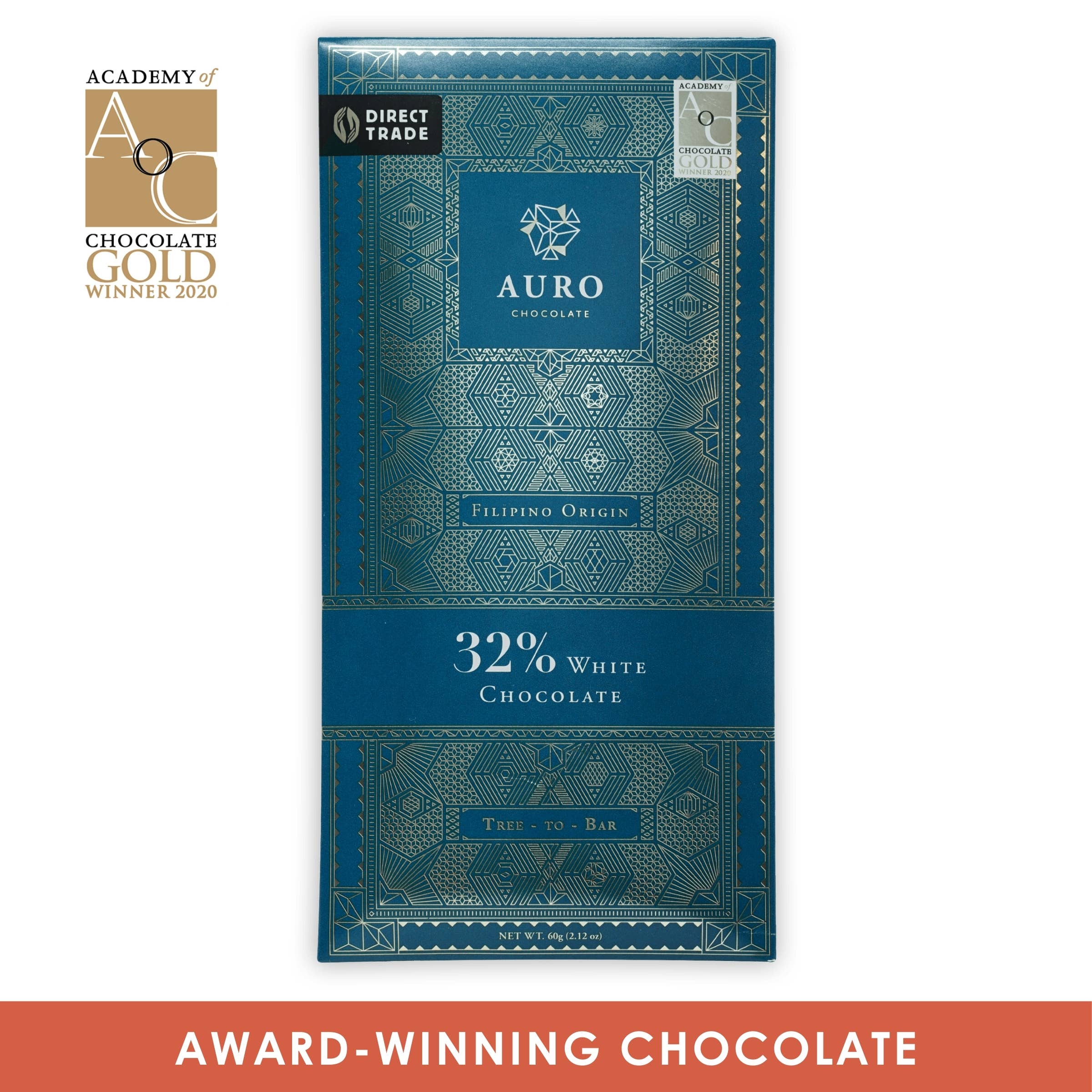 Bar & Cocoa Chocolate - Wholesale Chocolate Bar - Auro White Chocolate 32% (Filipino Origin)2