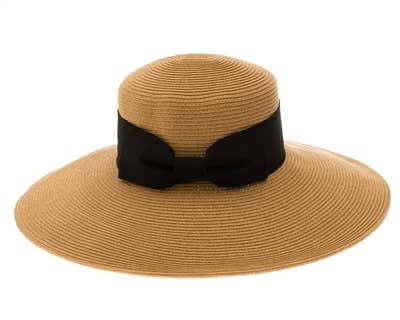 DNMC - Vente Chapeau de paille – femme - Chapeau de soleil en paille glamour pour femmes - Plusieurs couleurs !