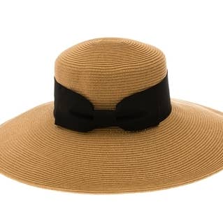 DNMC - Vente Chapeau de paille – femme - Chapeau de soleil en paille glamour pour femmes - Plusieurs couleurs !0
