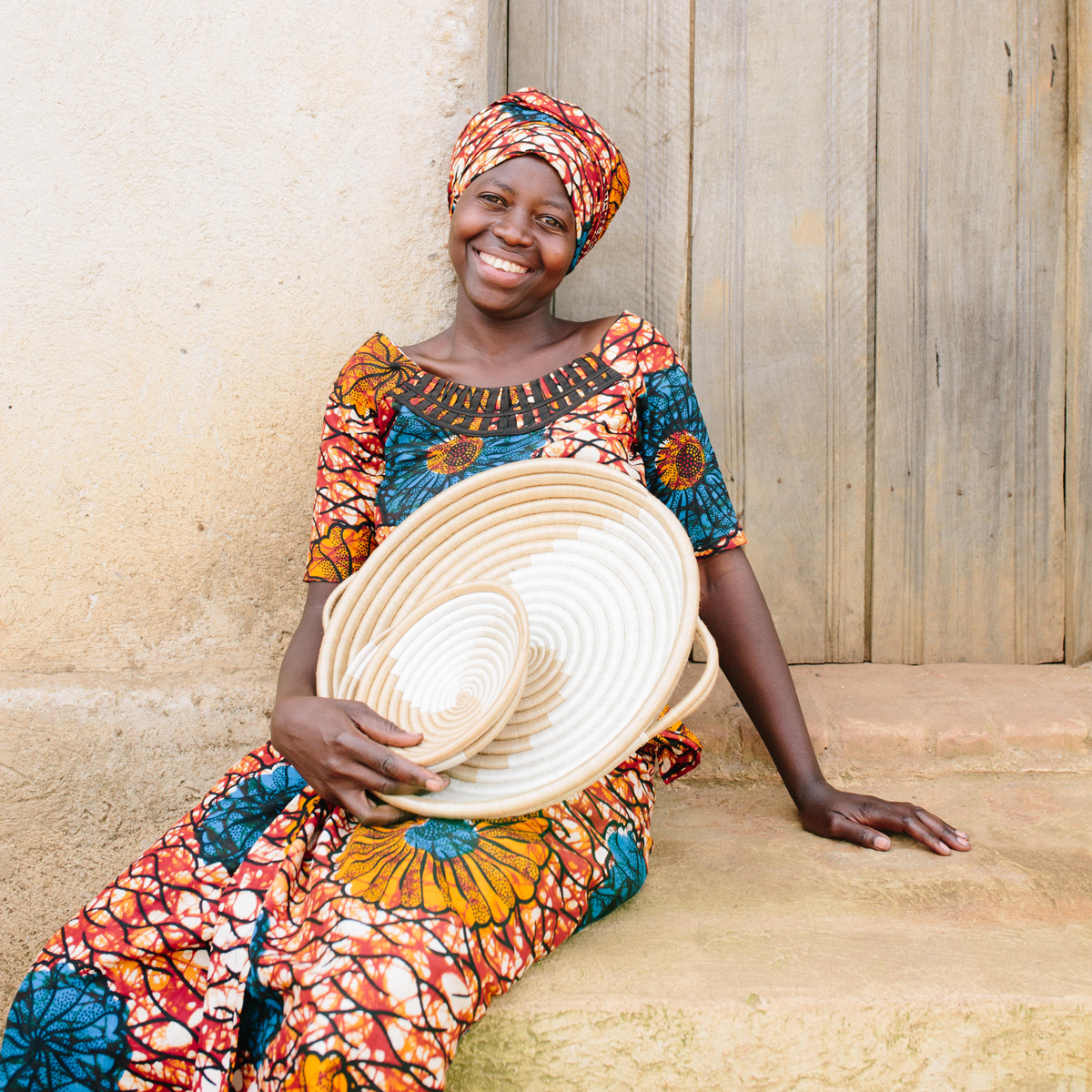 Villages Wholesale - Wholesale Decorative Plate/Dish/Bowl - Zera Handwoven Bowl (3 Colours) 3 Sizes6